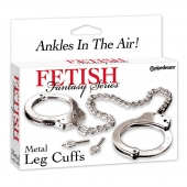 Металлические наручники Metal Leg Cuffs - Pipedream - купить с доставкой в Красногорске