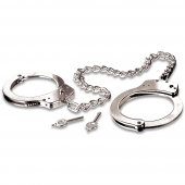 Металлические наручники Metal Leg Cuffs - Pipedream - купить с доставкой в Красногорске