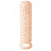 Телесный фаллоудлинитель Homme Long - 15,5 см. - Lola Games - в Красногорске купить с доставкой