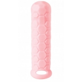 Розовый фаллоудлинитель Homme Long - 15,5 см. - Lola Games - в Красногорске купить с доставкой