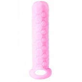 Розовый фаллоудлинитель Homme Long - 13,5 см. - Lola Games - в Красногорске купить с доставкой