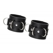 Черные наручники Anonymo на сцепке - ToyFa - купить с доставкой в Красногорске