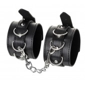 Черные оковы Anonymo из искусственной кожи - ToyFa - купить с доставкой в Красногорске