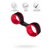 Красно-черные велюровые оковы Anonymo - ToyFa - купить с доставкой в Красногорске