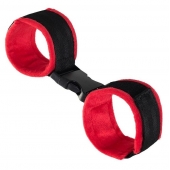 Красно-черные велюровые оковы Anonymo - ToyFa - купить с доставкой в Красногорске