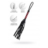 Черно-красный флоггер Anonymo - 45 см. - ToyFa - купить с доставкой в Красногорске