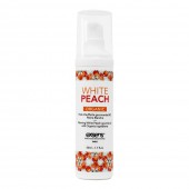 Разогревающее массажное масло Gourmet White Peach Organic с органическими ингредиентами - 50 мл. - Exsens - купить с доставкой в Красногорске