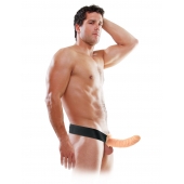 Полый страпон 8  Hollow Strap-On телесного цвета - 19 см. - Pipedream - купить с доставкой в Красногорске