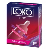 Стимулирующая насадка на пенис LOKO HOT с возбуждающим эффектом - Sitabella - в Красногорске купить с доставкой