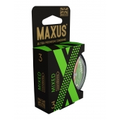 Презервативы в пластиковом кейсе MAXUS AIR Mixed - 3 шт. - Maxus - купить с доставкой в Красногорске