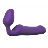 Фиолетовый безремневой страпон Queens L - Adrien Lastic - купить с доставкой в Красногорске