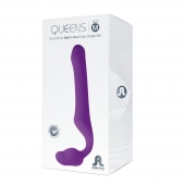 Лиловый безремневой страпон Queens M - Adrien Lastic - купить с доставкой в Красногорске