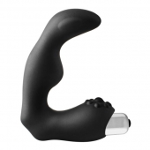 Черный вибромассажер простаты FantASStic Vibrating Prostate Massager - 11,3 см. - Dream Toys - в Красногорске купить с доставкой