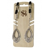 Изысканные зажимы на соски с подвесками  Шахерезада - Sitabella - купить с доставкой в Красногорске