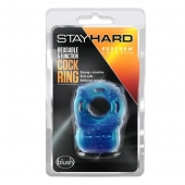 Голубое эрекционное виброкольцо Reusable 5 Function Cock Ring - Blush Novelties - в Красногорске купить с доставкой