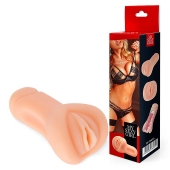 Телесный реалистичный мастурбатор в виде вагины - Bior toys - в Красногорске купить с доставкой