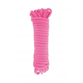Розовая веревка для связывания Sweet Caress Rope - 10 метров - Sweet Caress - купить с доставкой в Красногорске