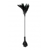 Двусторонний стек-щекоталка Sweet Caress Feather Whip - 58 см. - Sweet Caress - купить с доставкой в Красногорске