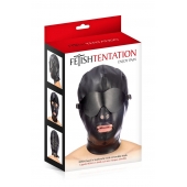 Маска-шлем с отверстием для рта и съемными шорами - Fetish Tentation - купить с доставкой в Красногорске