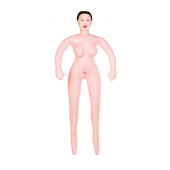 Надувная секс-кукла брюнетка с реалистичной головой - ToyFa - в Красногорске купить с доставкой