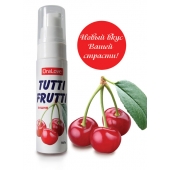 Гель-смазка Tutti-frutti с вишнёвым вкусом - 30 гр. - Биоритм - купить с доставкой в Красногорске