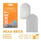 Карманный мастурбатор HEXA-BRICK - Tenga - в Красногорске купить с доставкой