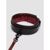 Стильный ошейник с поводком Reversible Faux Leather Collar and Lead - Fifty Shades of Grey - купить с доставкой в Красногорске