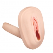 Мастурбатор-вагина с вибрацией и выносным пультом управления REALSTUFF SMOOTH   BALD - Dream Toys - в Красногорске купить с доставкой