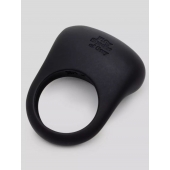Черное эрекционное виброкольцо Sensation Rechargeable Vibrating Love Ring - Fifty Shades of Grey - в Красногорске купить с доставкой