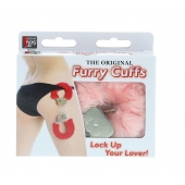 Металлические наручники с розовой меховой опушкой METAL HANDCUFF WITH PLUSH PINK - Dream Toys - купить с доставкой в Красногорске