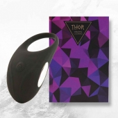 Черное эрекционное виброкольцо Thor Cockring - FeelzToys - в Красногорске купить с доставкой