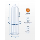 Презервативы MY.SIZE размер 57 - 3 шт. - My.Size - купить с доставкой в Красногорске