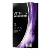 Презервативы с утолщённой стенкой VITALIS PREMIUM strong - 12 шт. - Vitalis - купить с доставкой в Красногорске