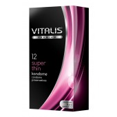 Ультратонкие презервативы VITALIS PREMIUM super thin - 12 шт. - Vitalis - купить с доставкой в Красногорске