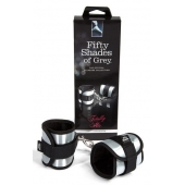 Серо-черные наручники Totally His - Fifty Shades of Grey - купить с доставкой в Красногорске
