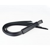 Черная кожаная плеть  Клео  - 60 см. - Sitabella - купить с доставкой в Красногорске