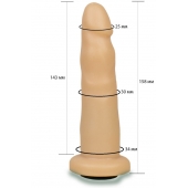 Телесная насадка Harness - 15,8 см. - LOVETOY (А-Полимер) - купить с доставкой в Красногорске