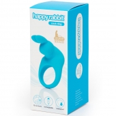 Голубое эрекционное виброкольцо Happy Rabbit Rechargeable Rabbit Cock Ring - Happy Rabbit - в Красногорске купить с доставкой