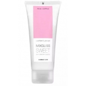 Смазка на водной основе Mixgliss Sweet с ароматом бабл-гам - 70 мл. - Mixgliss - купить с доставкой в Красногорске