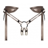 Бронзовый пояс для насадок Desirous Harness - Strap-on-me - купить с доставкой в Красногорске