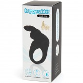 Черное эрекционное виброкольцо Happy Rabbit Rechargeable Rabbit Cock Ring - Happy Rabbit - в Красногорске купить с доставкой