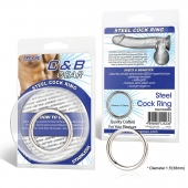 Стальное эрекционное кольцо STEEL COCK RING - 4.5 см. - BlueLine - в Красногорске купить с доставкой