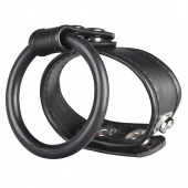Двойное кольцо выносливости на пенис DUAL STAMINA RING - BlueLine - в Красногорске купить с доставкой