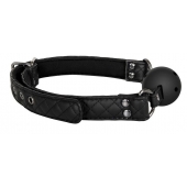 Черный кляп-шарик BALL GAG DIAMOND - Dream Toys - купить с доставкой в Красногорске