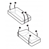 Фиксаторы для кровати WRAPAROUND MATTRESS RESTRAIN - Pipedream - купить с доставкой в Красногорске
