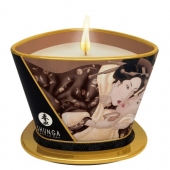 Массажная свеча Intoxicatin Chocolate с ароматом шоколада - 170 мл. - Shunga - купить с доставкой в Красногорске