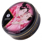 Массажная свеча Rose Petals с ароматом розы - 30 мл. - Shunga - купить с доставкой в Красногорске