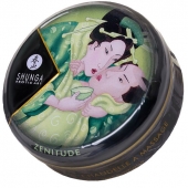 Массажная свеча Exotic Green Tea с ароматом зелёного чая - 30 мл. - Shunga - купить с доставкой в Красногорске