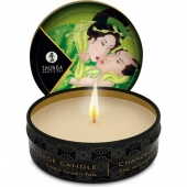Массажная свеча Exotic Green Tea с ароматом зелёного чая - 30 мл. - Shunga - купить с доставкой в Красногорске