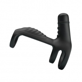 Черная вибронасадка на пенис Vibrating Penis Sling - Baile - в Красногорске купить с доставкой